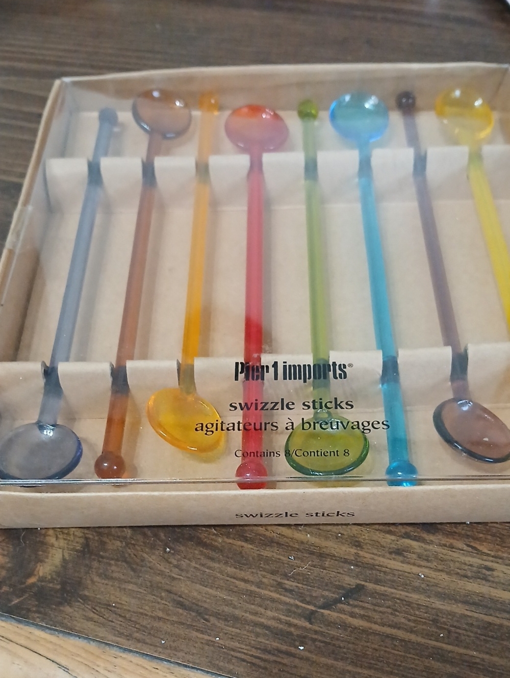 Pier 1 Imports Multicolor Swizzle Sticks - Set of 8